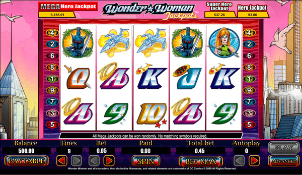 Tragaperras Wonder Woman Jackpot