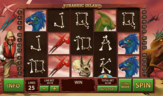 Tragaperras Jurassic Island