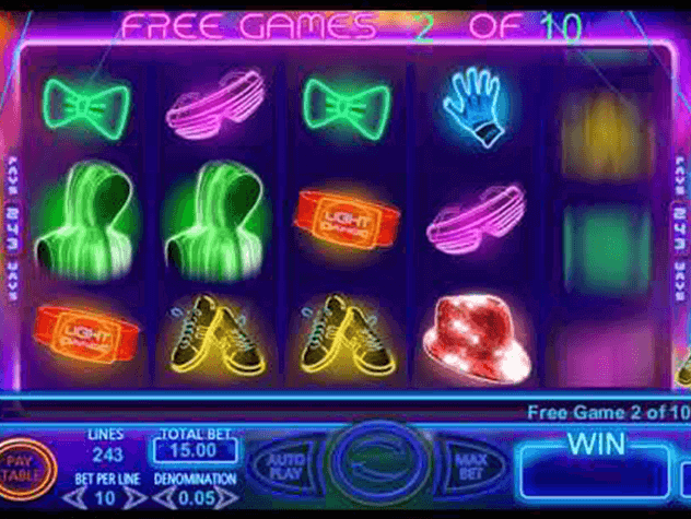 Tragaperras Light Dance