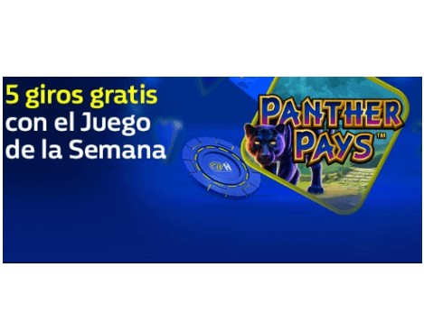 máquinas tragamonedas de Playtech como Panther Pays en William Hill.