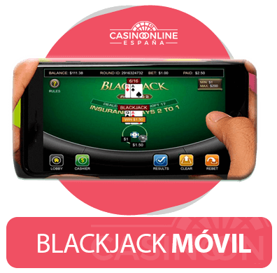 blackjack móvil