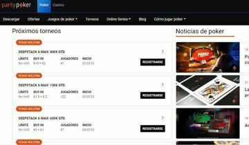 partypoker poker torneos