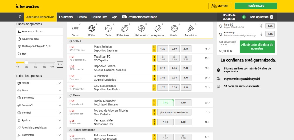 Apuestas Interwetten