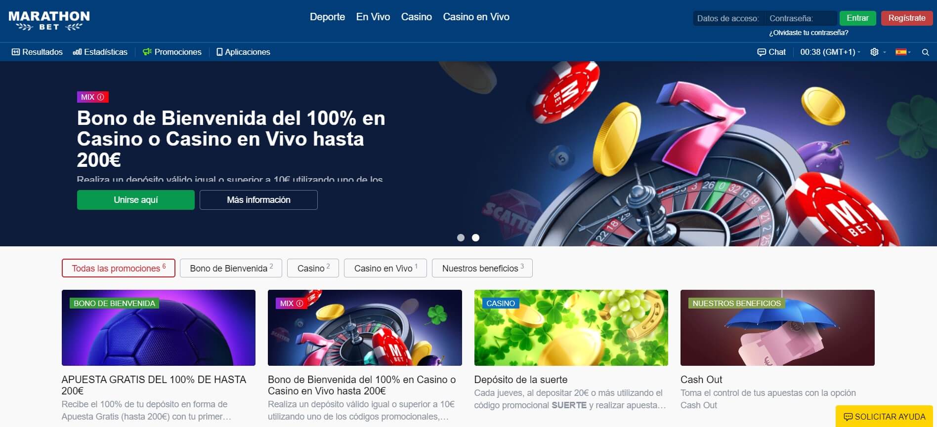 Promociones Marathonbet