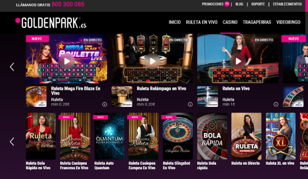 juegos de casino goldenpark